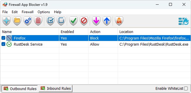 firewall app blocker